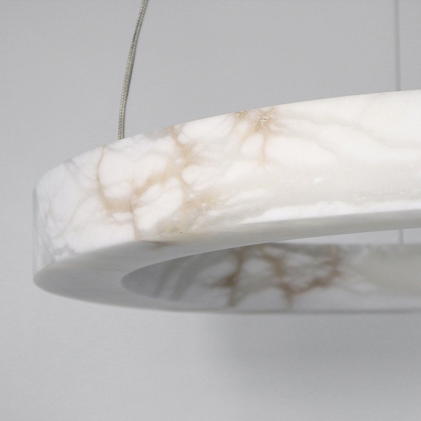 Halo Alabaster Natural Stone Chandelier