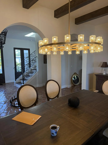 Arcacheno Round Chandelier 36" 48" 60"