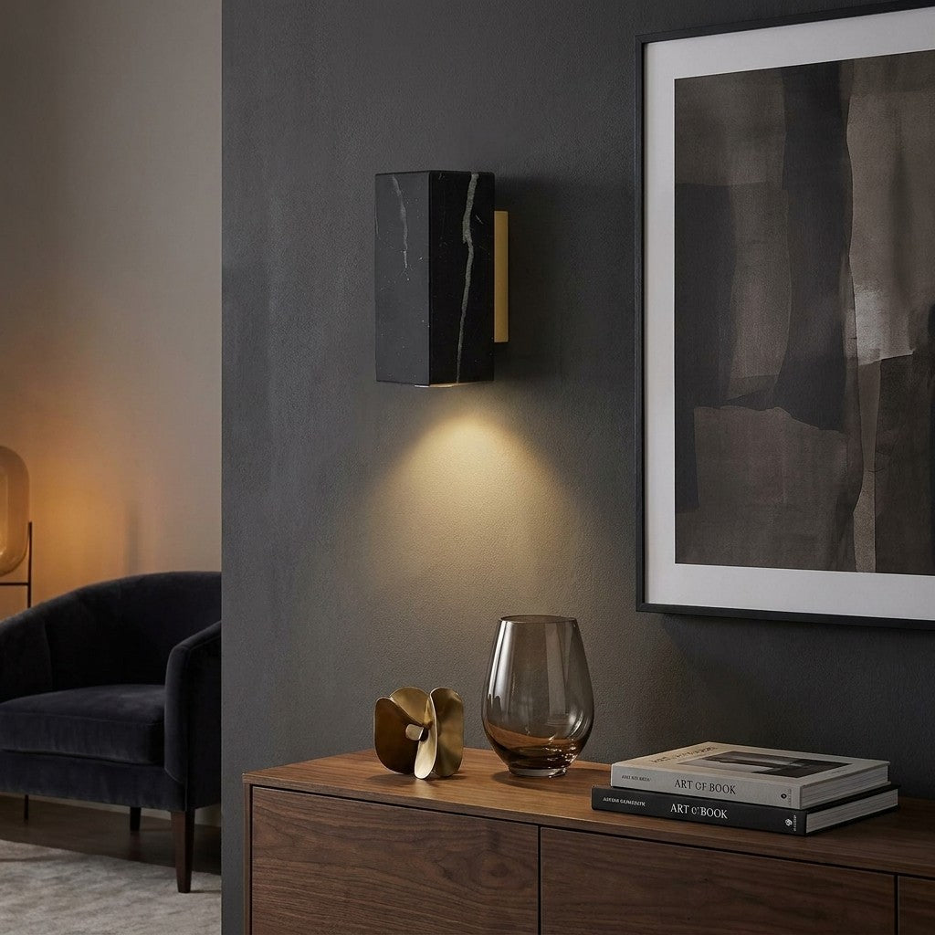 Italian Marble Wall Lamp