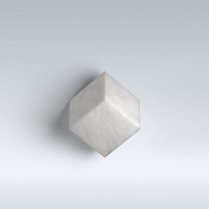Cube Alabaster Wall Lamp