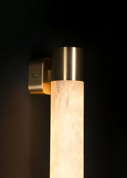 Levi Alabaster Wall Sconce 40"H