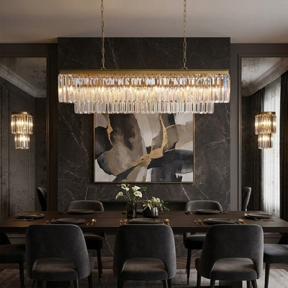 Leyland Tiered Rectangular Chandelier