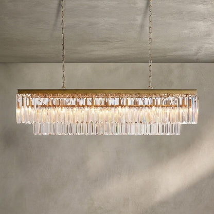 Leyland Tiered Rectangular Chandelier