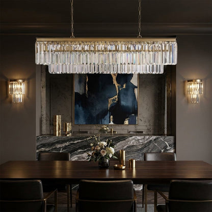 Leyland Tiered Rectangular Chandelier