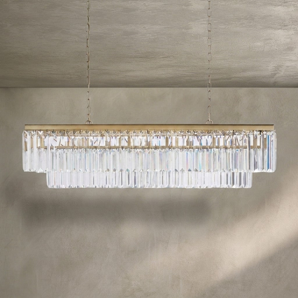 Leyland Tiered Rectangular Chandelier