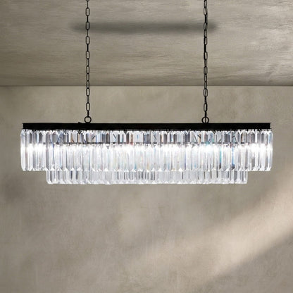 Leyland Tiered Rectangular Chandelier