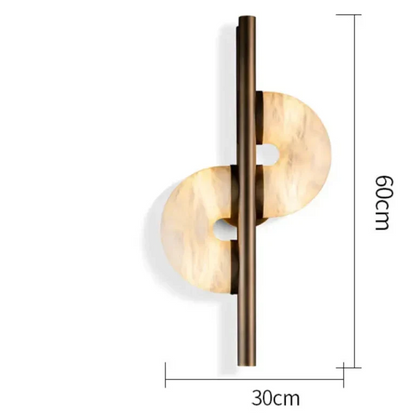 Modern Alabaster Wall Sconce