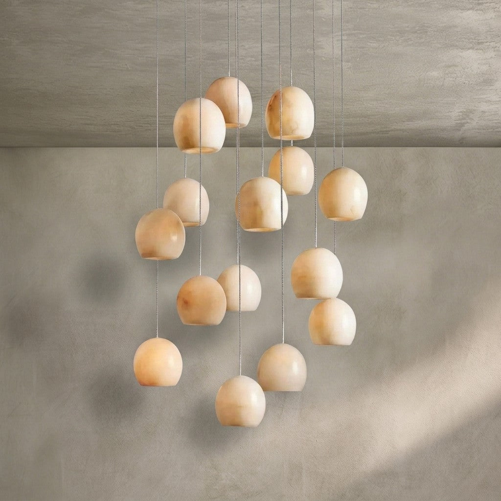 Maeva Round Chandelier 3/7/15/36 Light