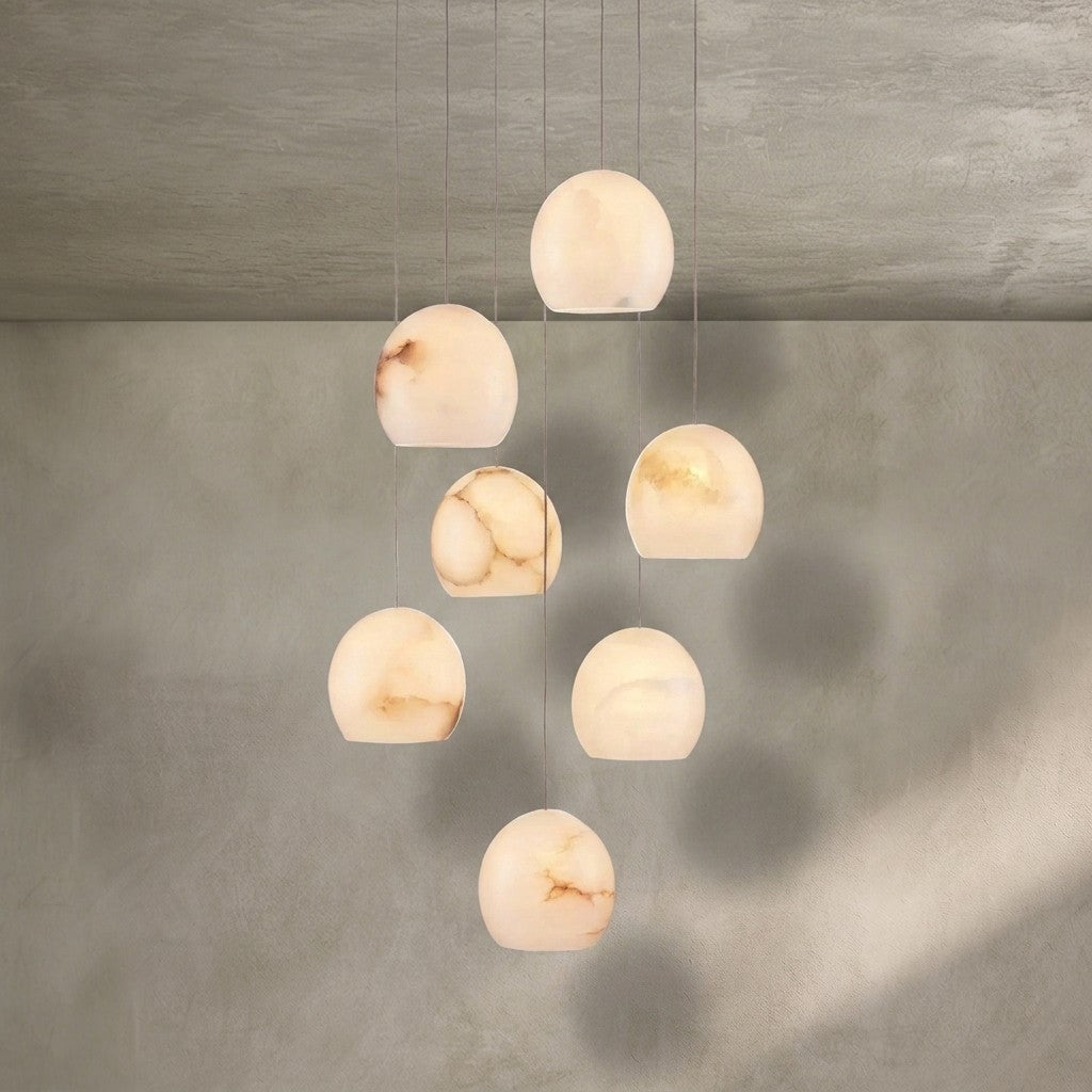Maeva Round Chandelier 3/7/15/36 Light