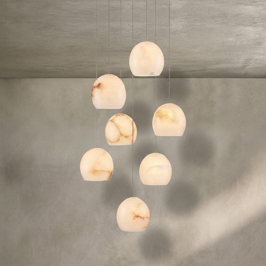 Maeva Round Chandelier 3/7/15/36 Light