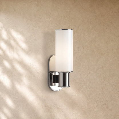 Harlins Milk Glass Wall Sconce