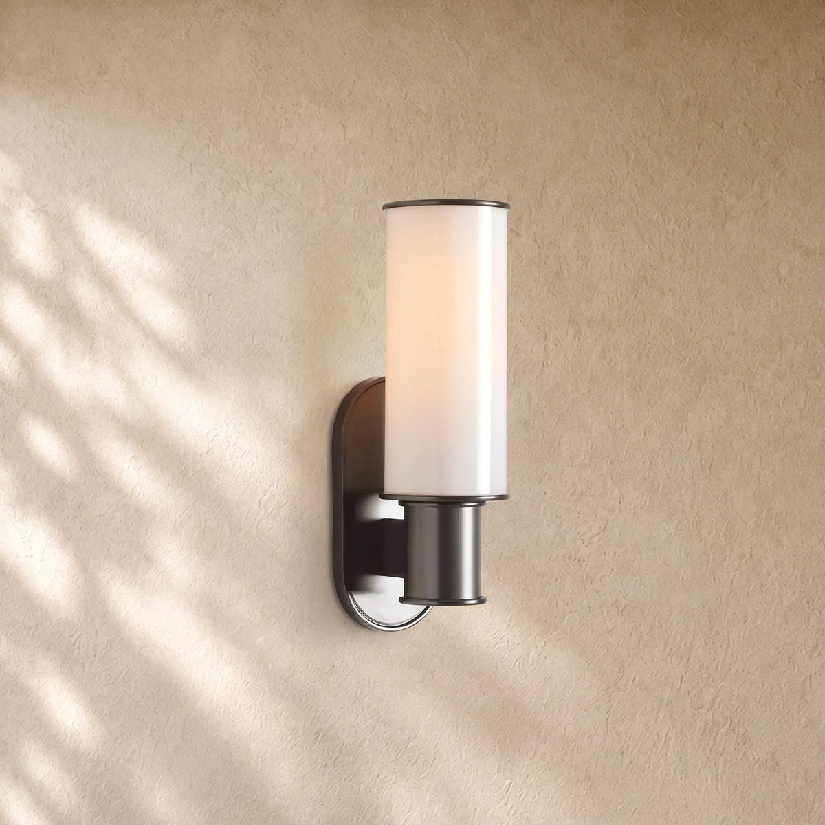 Harlins Milk Glass Wall Sconce