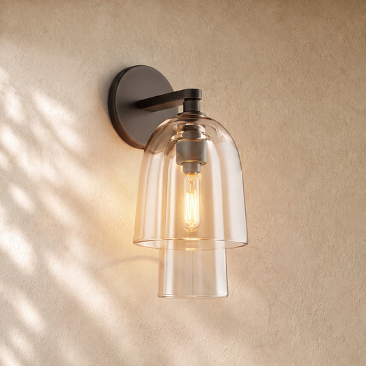 Blum Glass Flute Sconce