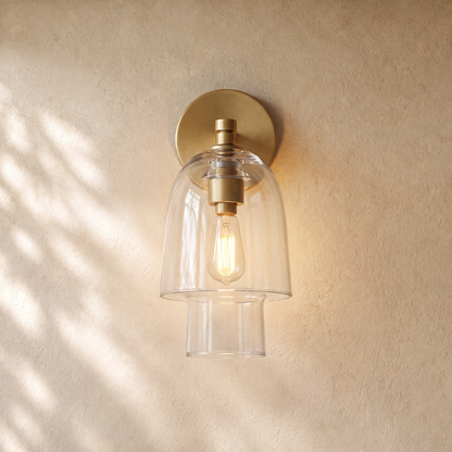 Blum Glass Flute Sconce