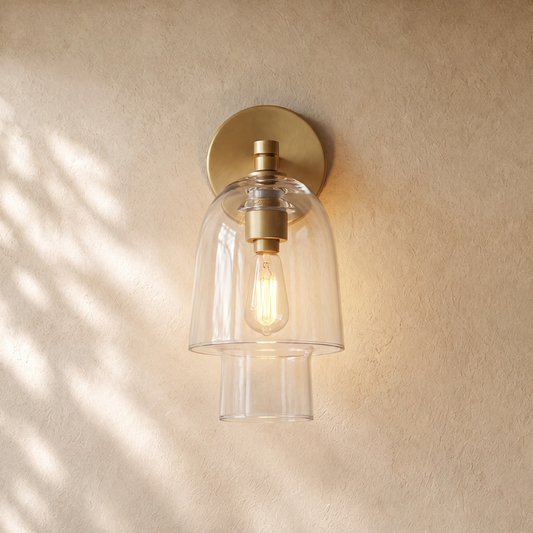 Blum Glass Flute Sconce