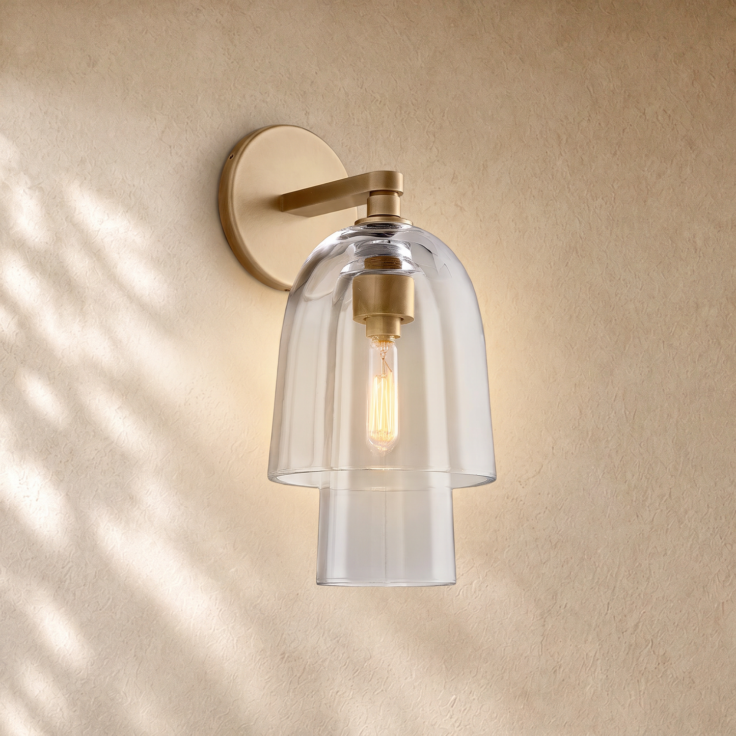Blum Glass Flute Sconce