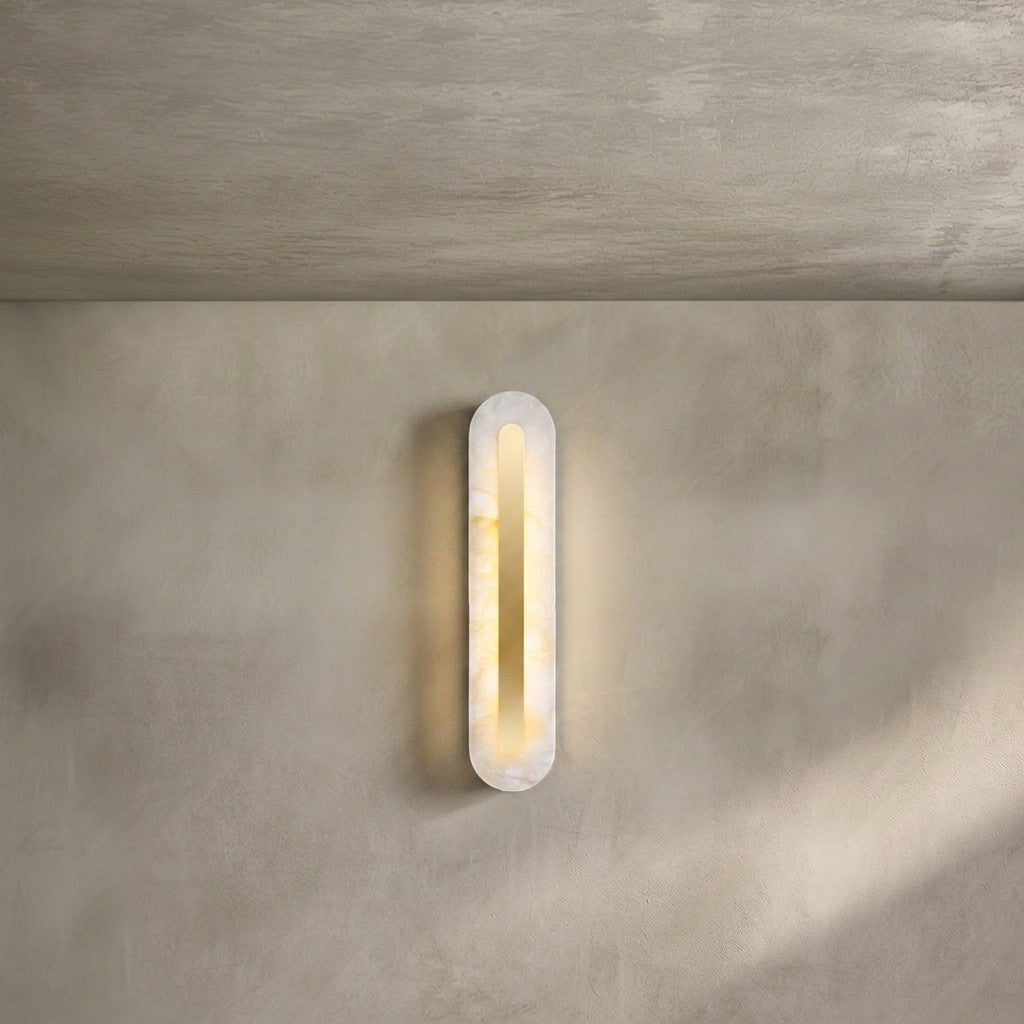 Marble Rounded Wall Light