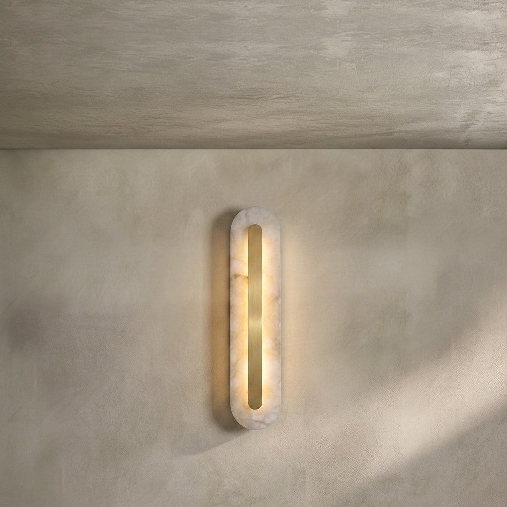 Marble Rounded Wall Light