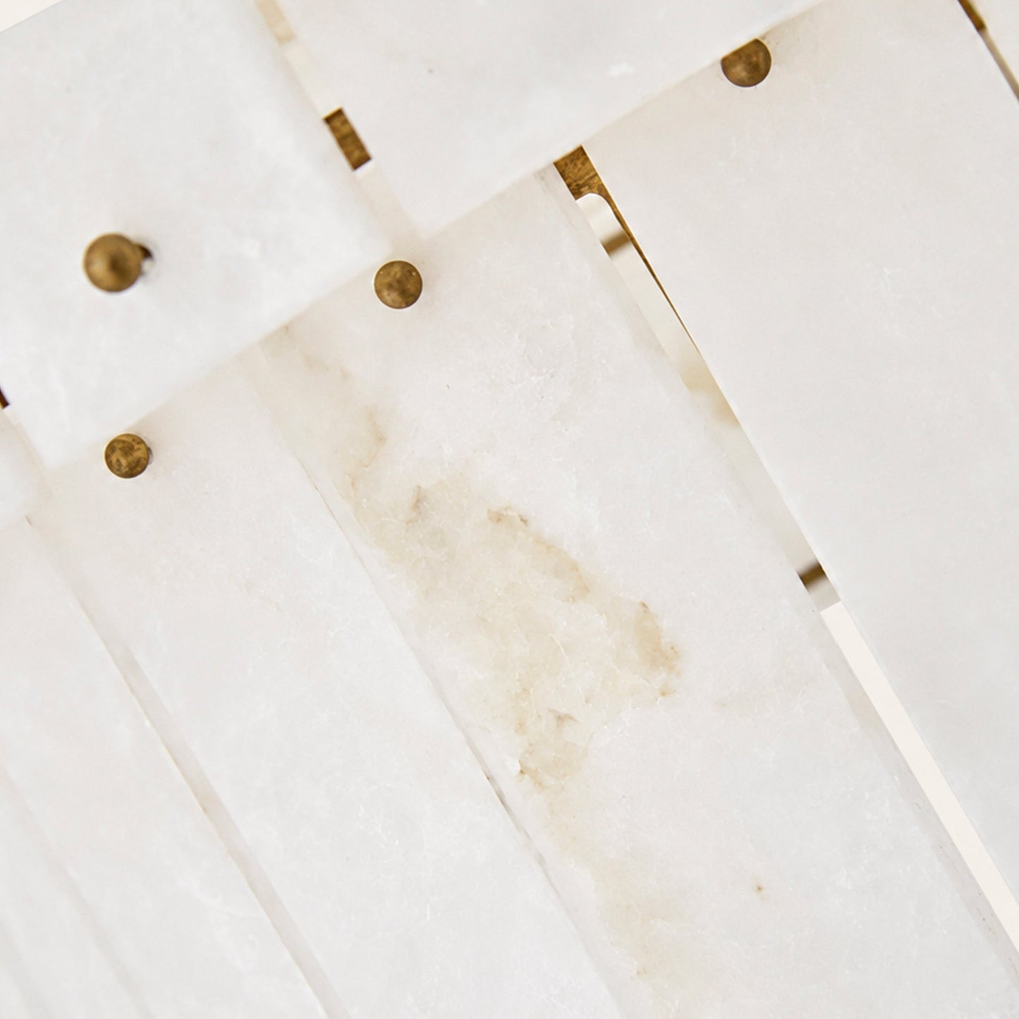 Simona Alabaster Drum 2-Tier Chandelier