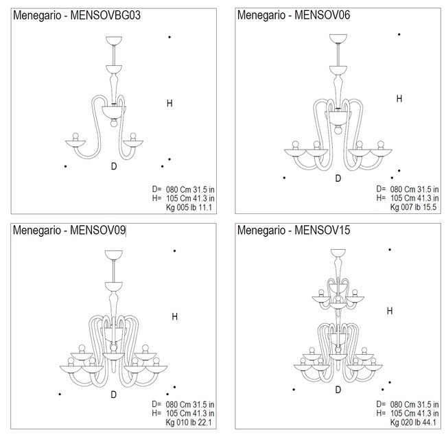 Ravelin Chandelier