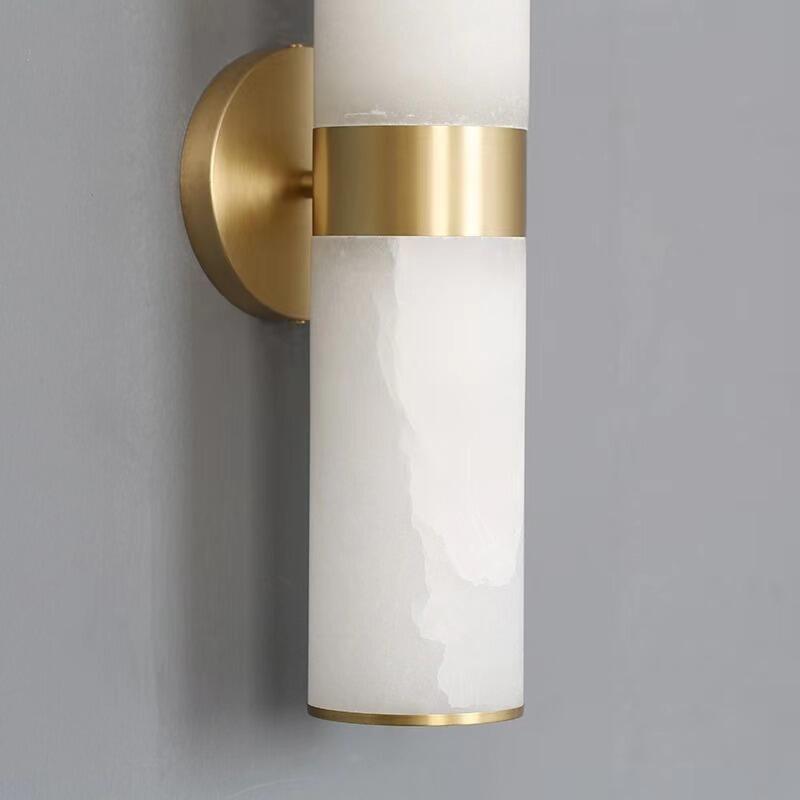Morylighting Alabaster Linear Bath Wall Sconce - Background Shot