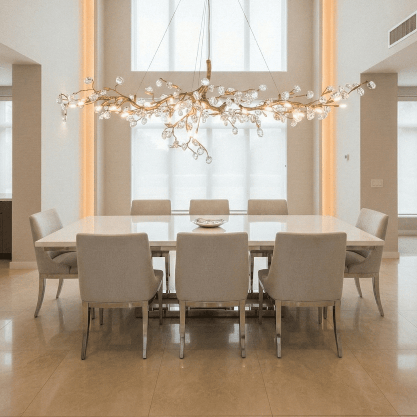 Cherry Blossom Branch Tree Chandelier