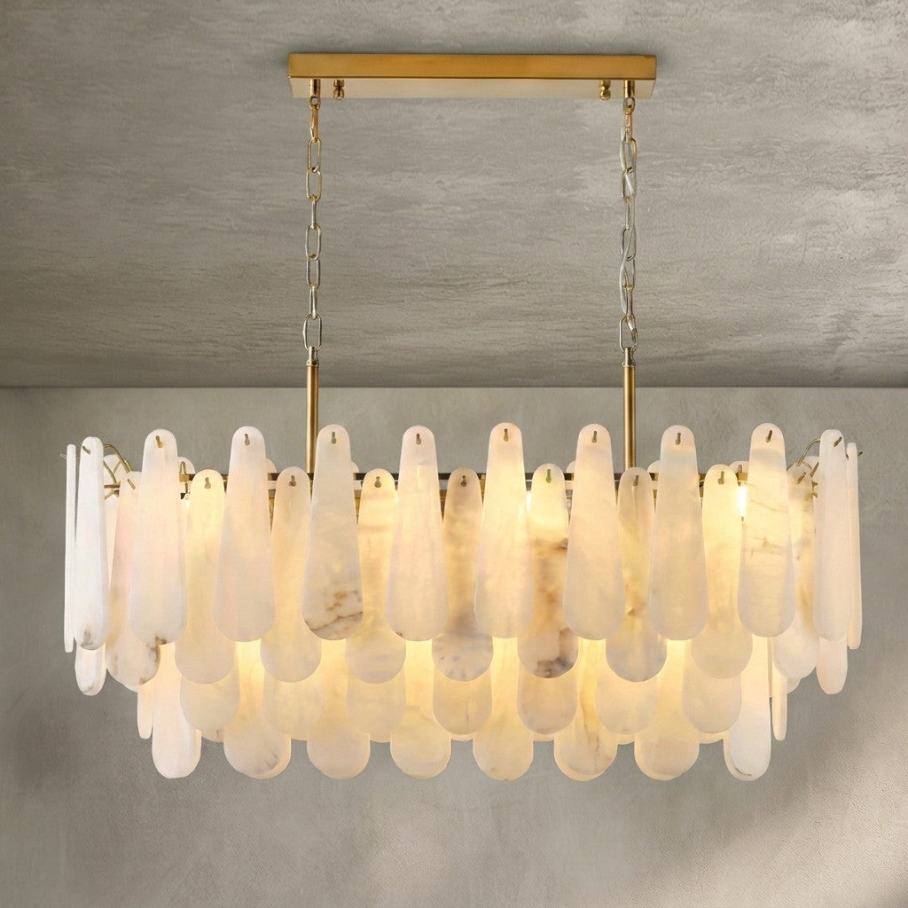 Modern Chandelier 39 in. 20-Light Gold Chandelier for Dinning Room, Living Room, Foyer, Bedroom