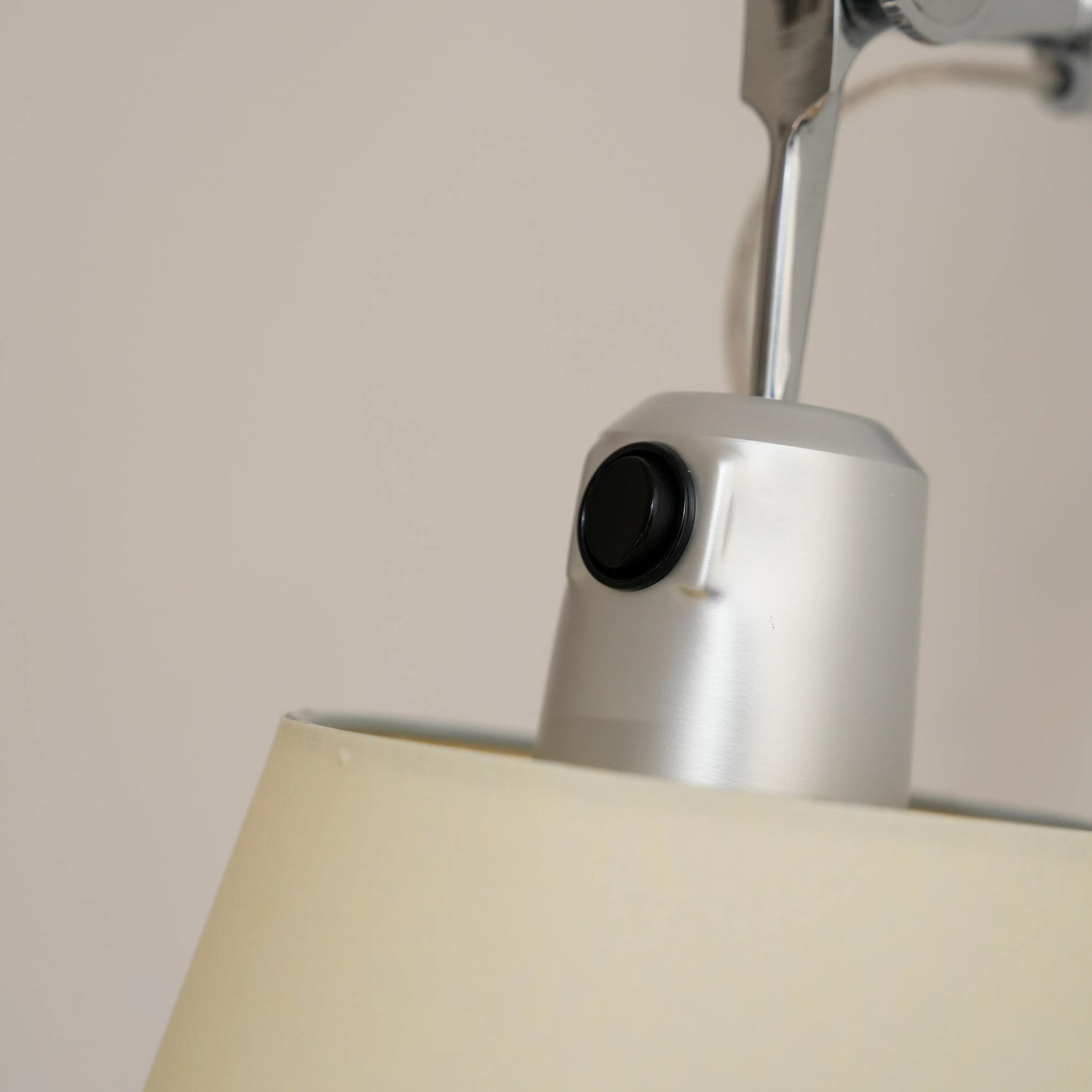 Adjustable Parchment Swing Arm Wall Sconce