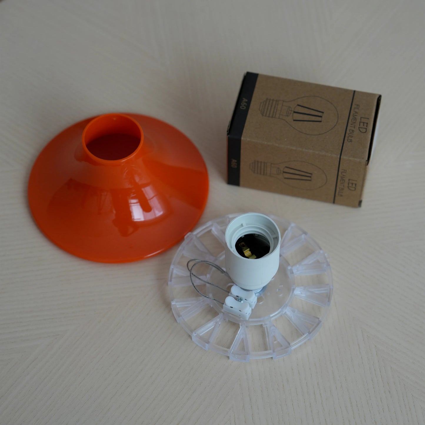 Glossy Ceramic Disc Wall Sconce