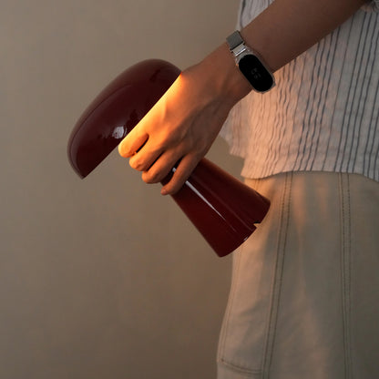 Glossy Mushroom Dome Table Lamp
