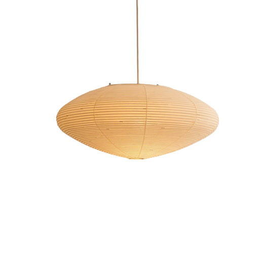 Japanese Ribbed Paper Pendant Light