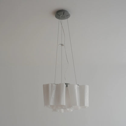 Layered Cloud Glass Pendant Chandelier