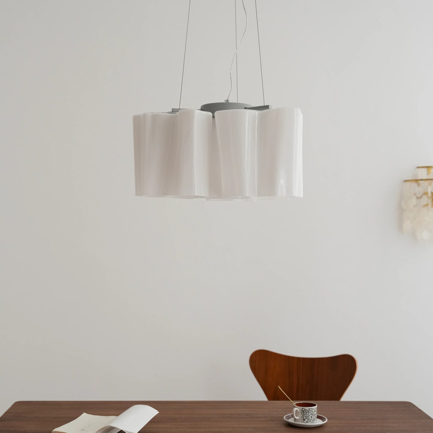 Layered Cloud Glass Pendant Chandelier