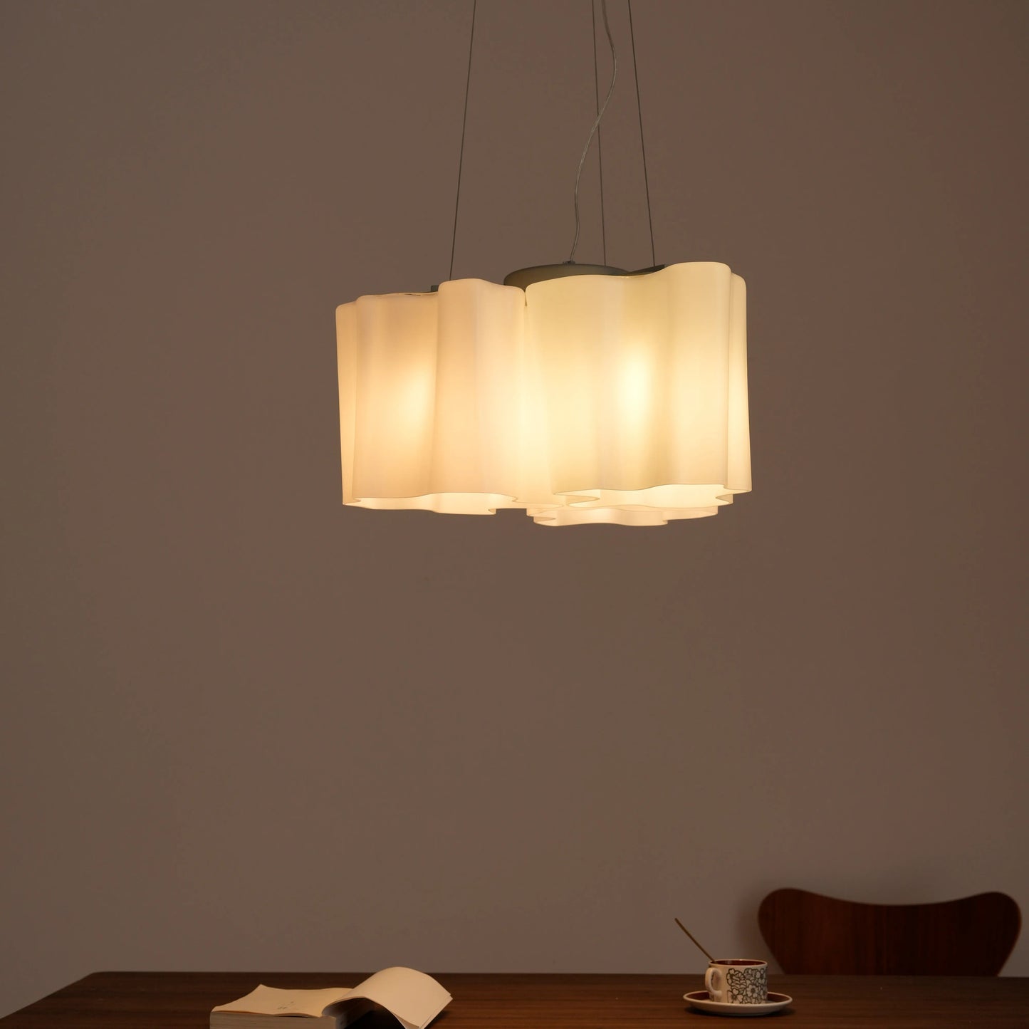 Layered Cloud Glass Pendant Chandelier