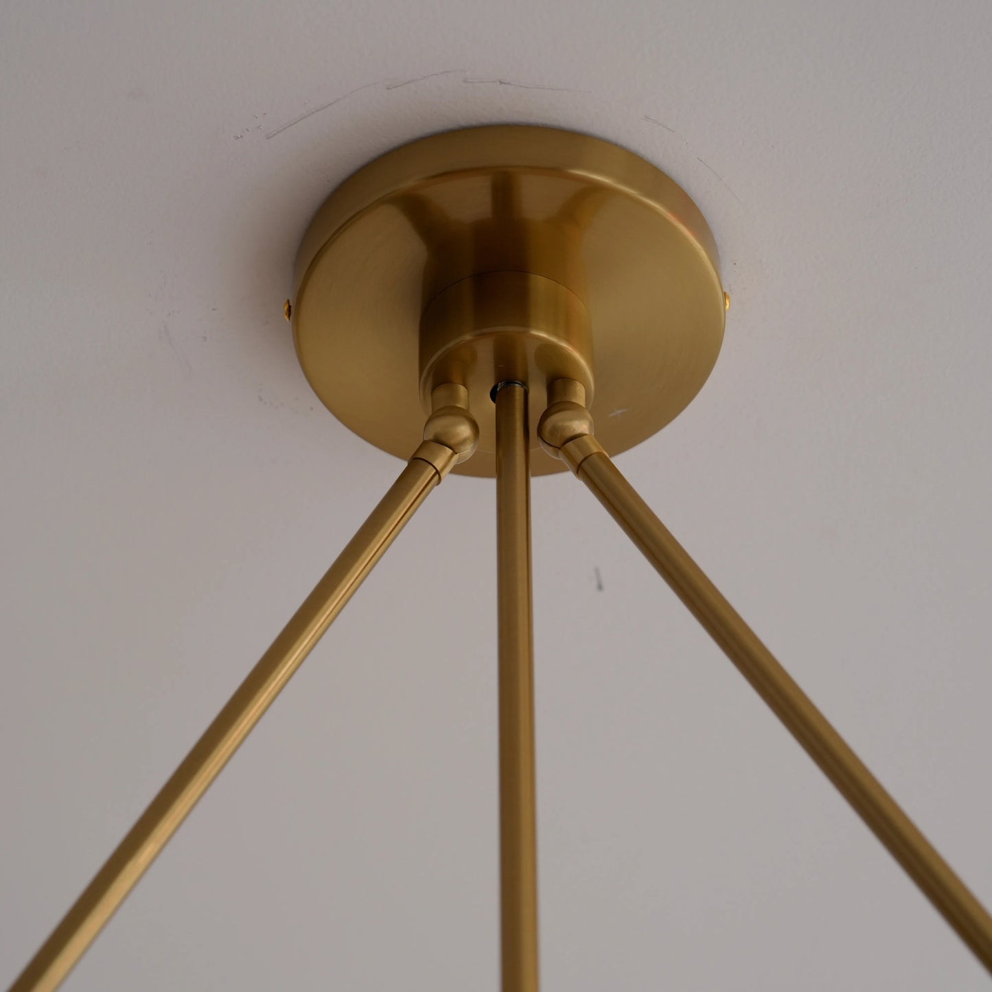 Linear Ceramic Globe Chandelier