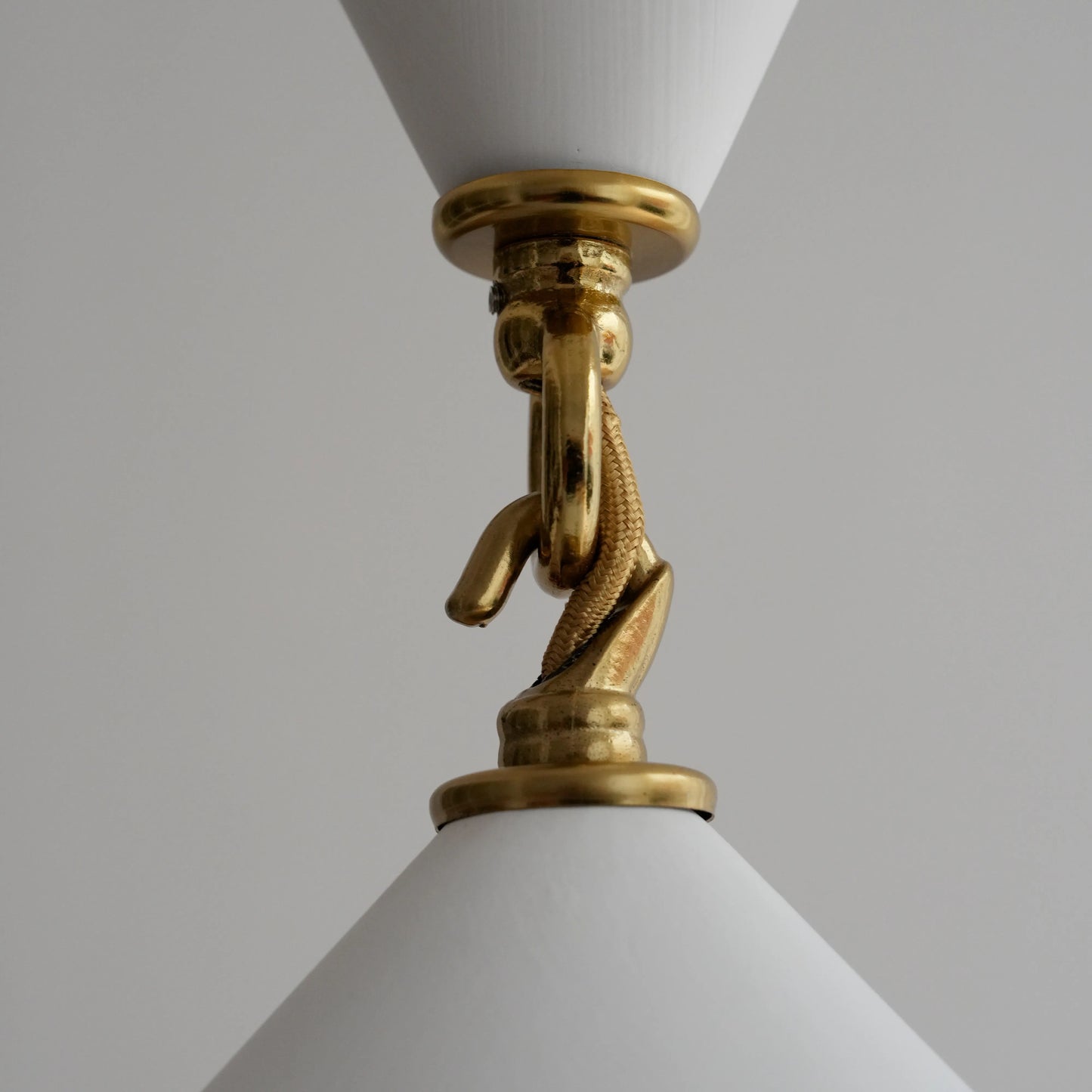 Matte White Cone Pendant Light