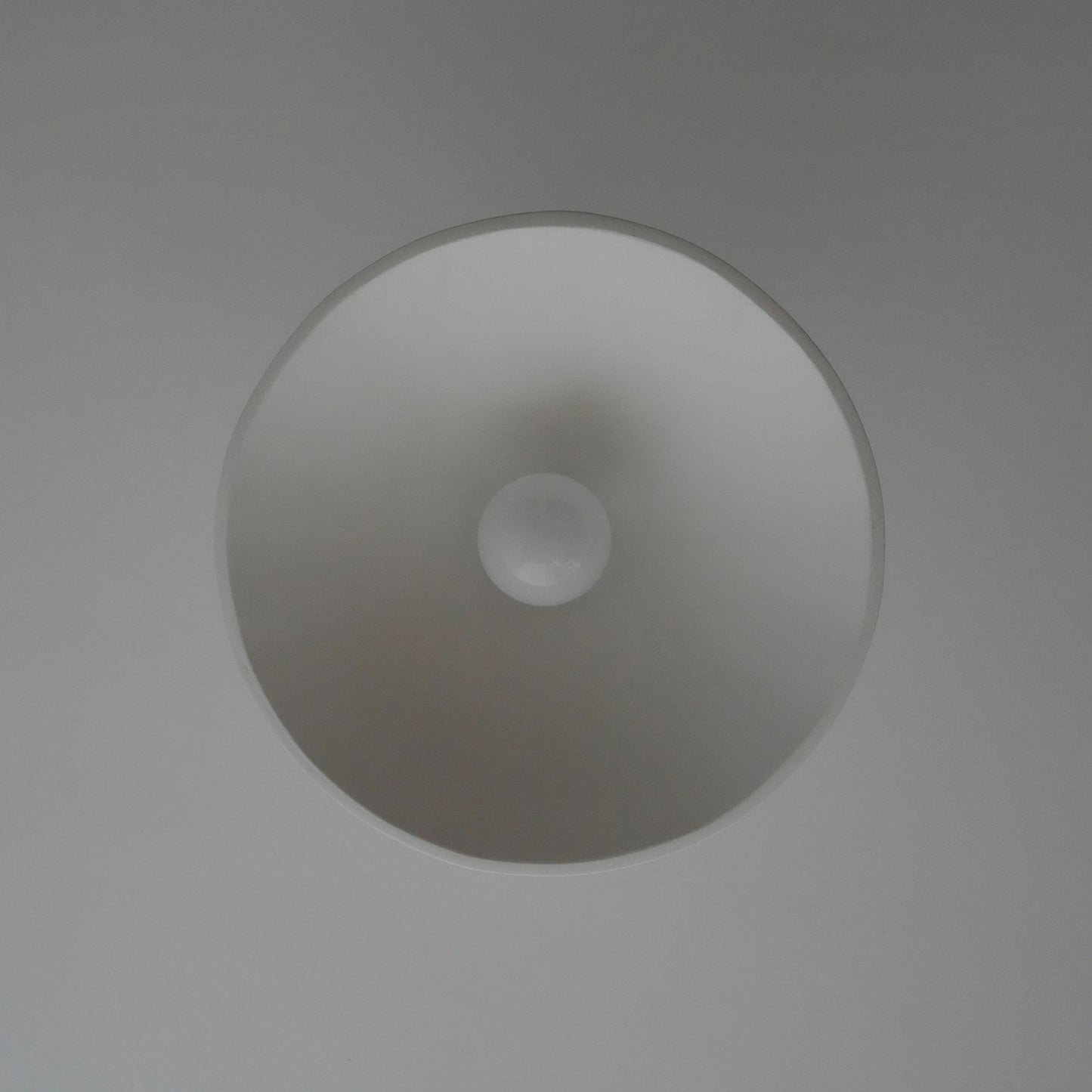 Matte White Cone Pendant Light