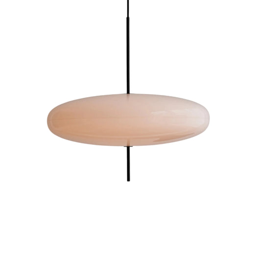Minimalist Glass Disc Pendant Light