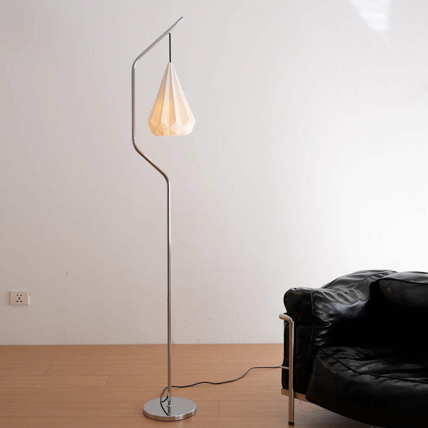 Origami Ceramic Shade Floor Lamp