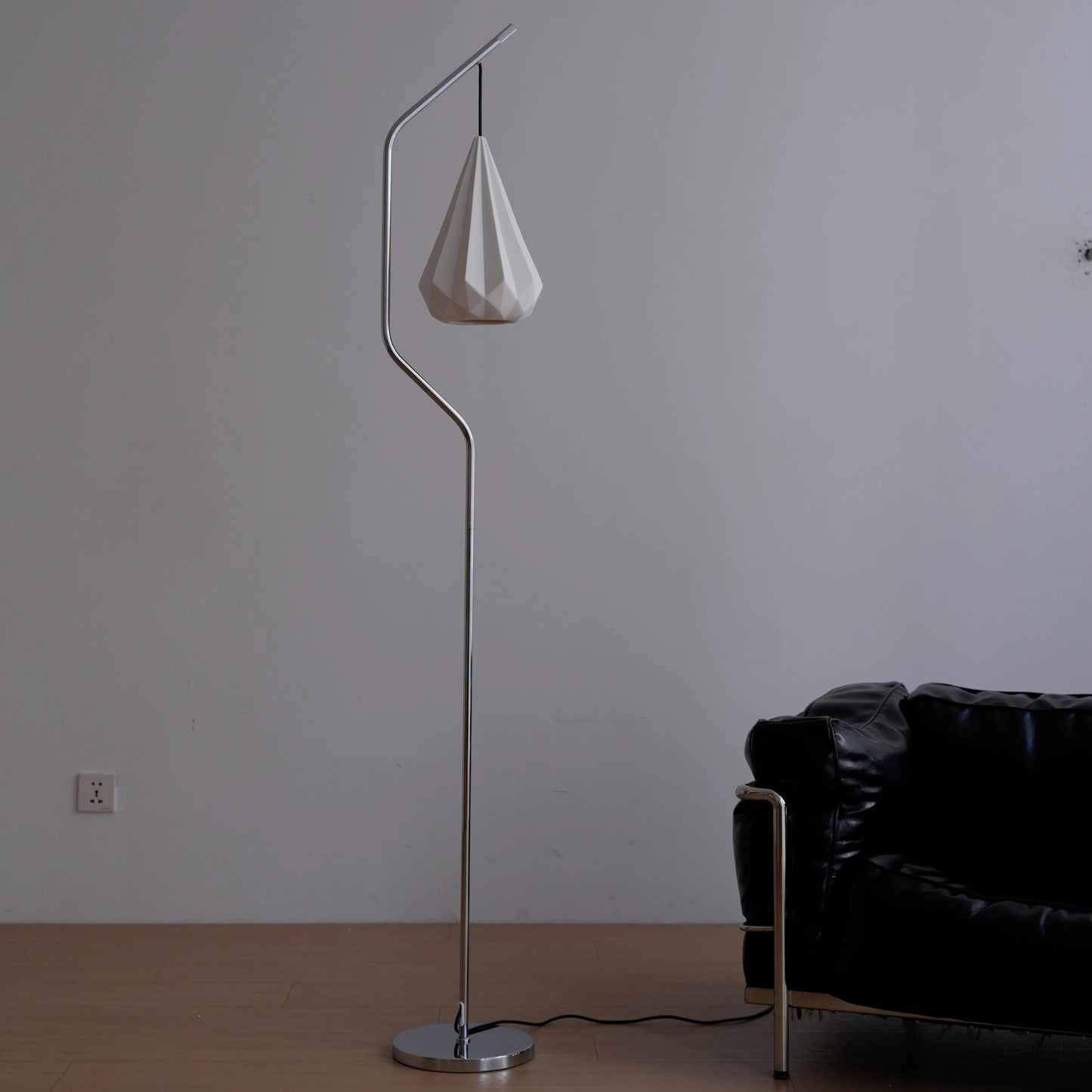 Origami Ceramic Shade Floor Lamp