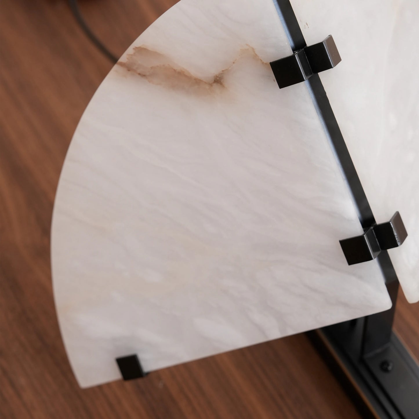 Sculptural Alabaster Panel Wall Sconce