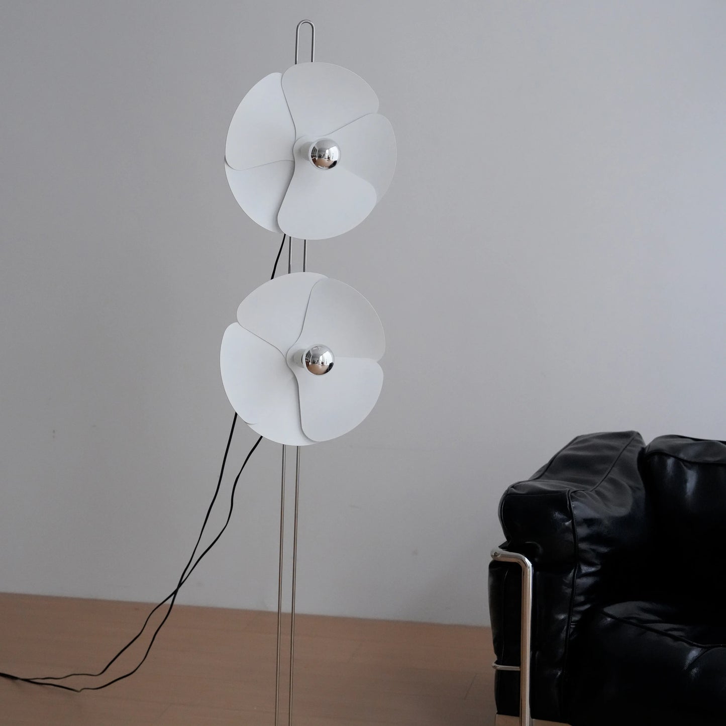 Sculptural Floral Petal Floor Lamp