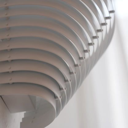 Tiered White Indirect Wall Sconce