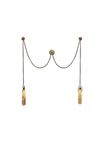 Multi-head Alabaster Cylindrical Chandelier - view 25 | morylighting