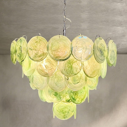 Murano Chandelier 57 Green