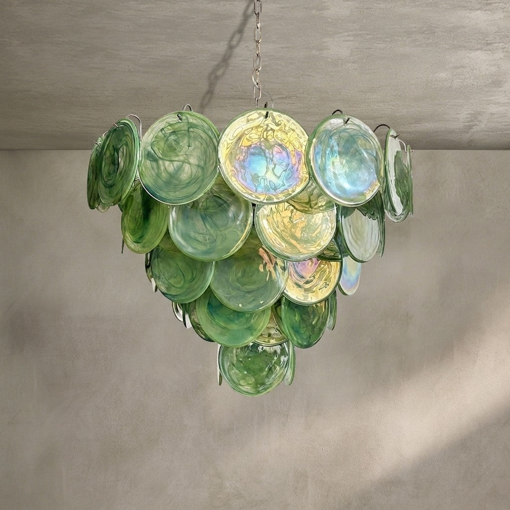 Murano Chandelier 57 Green