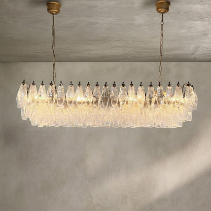 Murano Chandelier – Poliedri – 138 glass