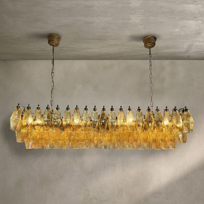 Murano Chandelier – Poliedri – 138 glass