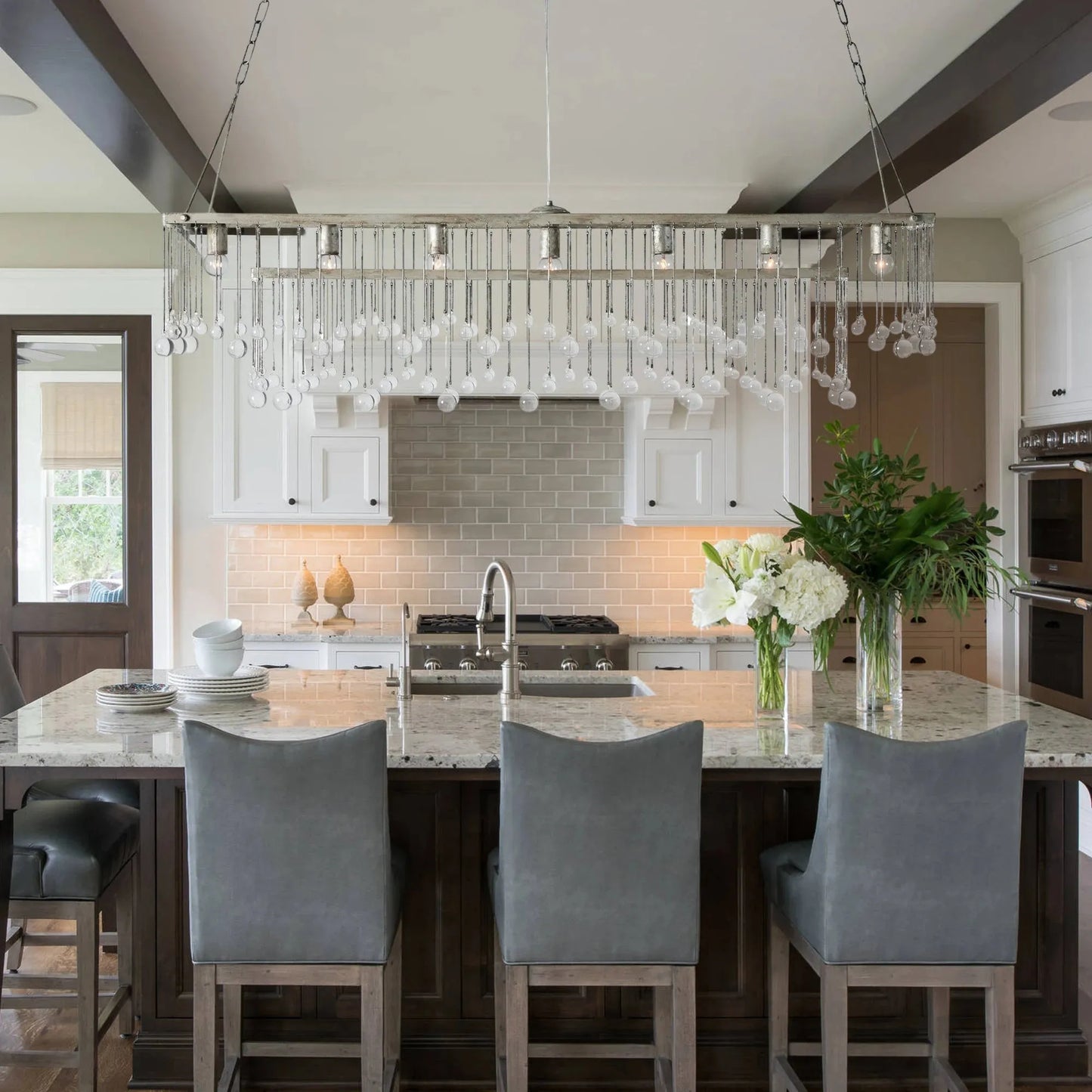 Aubrey Rectangular Chandelier 47''60''