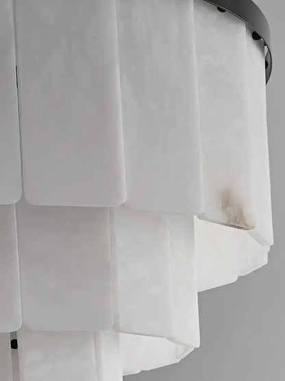 Natural Alabaster Chandelier